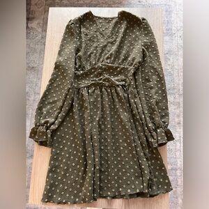 Olive Green Dress